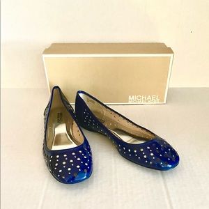 Michael Kors blue lapis shoes size: 9M excellent condition